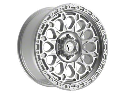 Fittipaldi Offroad FT101 Gloss Silver with Machined Face and Undercut 6-Lug Wheel; 20x9; 18mm Offset (22-25 Bronco Raptor)