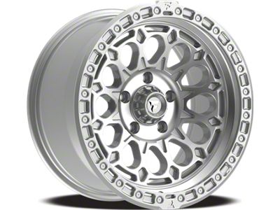 Fittipaldi Offroad FT101 Gloss Silver with Machined Face and Undercut Wheel; 18x9; 0mm Offset (18-25 Jeep Wrangler JL)