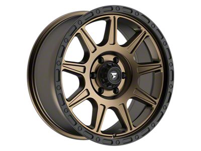 Fittipaldi Offroad FT104 Satin Bronze with Satin Black Lip 6-Lug Wheel; 20x9; 18mm Offset (16-23 Tacoma)