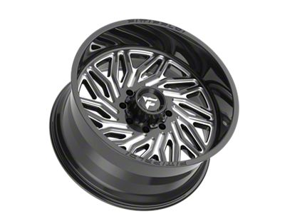 Fittipaldi Offroad FA13 Gloss Black Milled 6-Lug Wheel; 24x12; -44mm Offset (24-25 Tacoma)