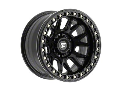Fittipaldi Offroad FB151 Satin Black 6-Lug Wheel; 17x9; -38mm Offset (25-26 4Runner)