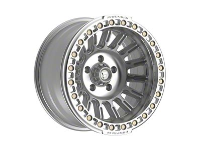 Fittipaldi Offroad FB152 Machined Silver 6-Lug Wheel; 17x9; -38mm Offset (25-26 4Runner)