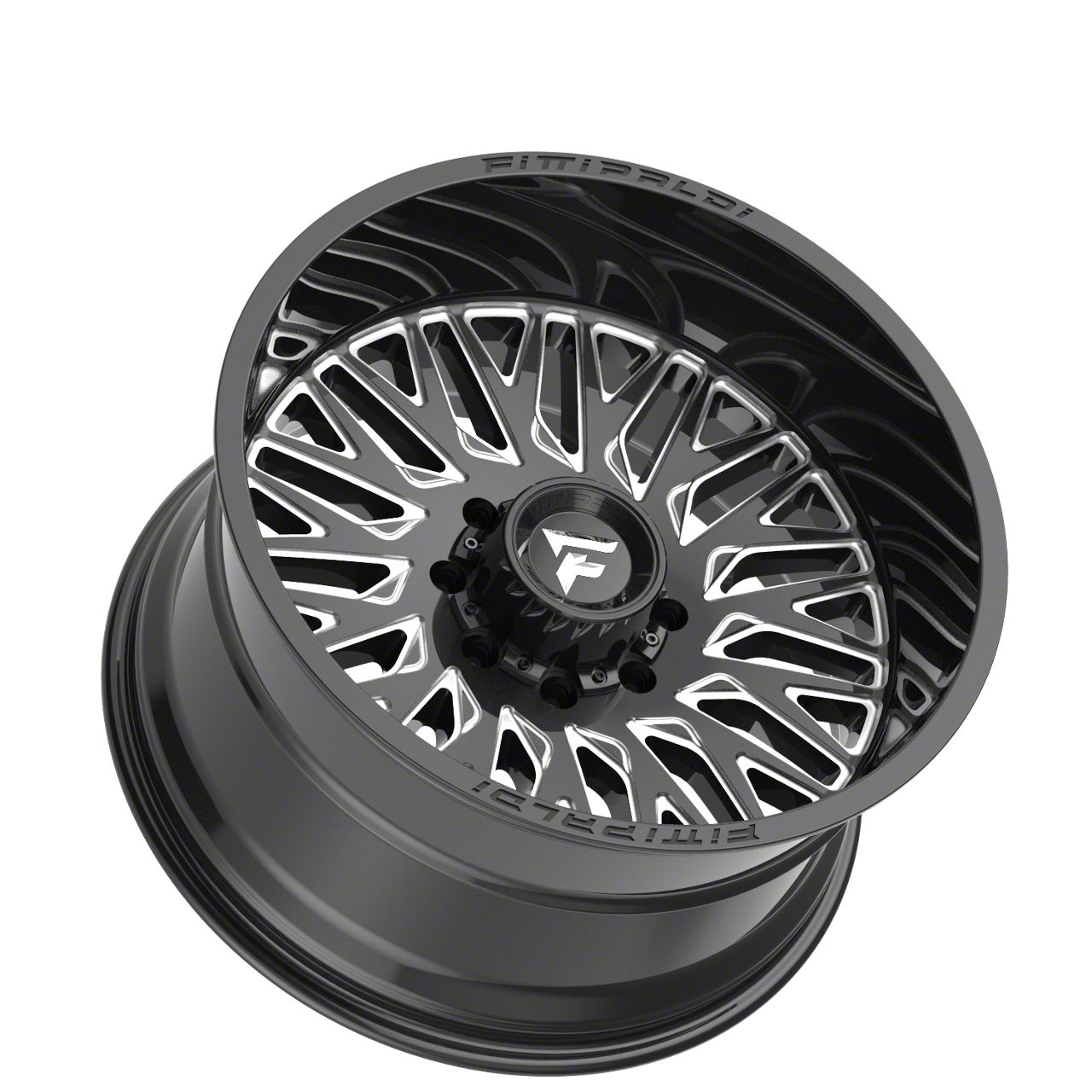 Fittipaldi Offroad Toyota 4-Runner FA07BM Gloss Black Milled 6-Lug  