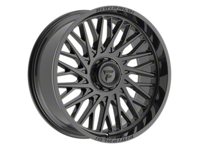 Fittipaldi Offroad FA08 Gloss Black 6-Lug Wheel; 24x10; -19mm Offset (22-25 Bronco Raptor)