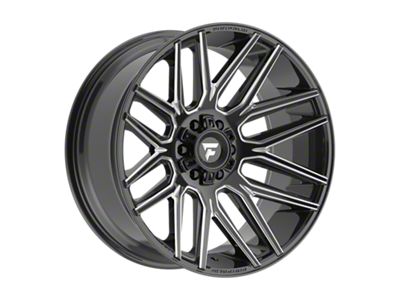 Fittipaldi Offroad FA14 Gloss Black Milled 6-Lug Wheel; 22x10; -19mm Offset (22-25 Bronco Raptor)