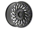 Fittipaldi Offroad FA15 Gloss Black 6-Lug Wheel; 24x10; 0mm Offset (22-26 Bronco Raptor)