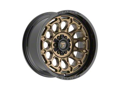 Fittipaldi Offroad FA22 Gloss Bronze with Gloss Black Lip 6-Lug Wheel; 20x10; -19mm Offset (22-25 Bronco Raptor)