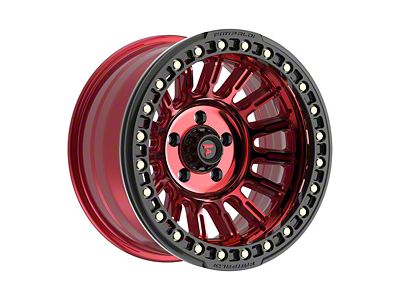 Fittipaldi Offroad FB152 Metallic Red with Red Tint 6-Lug Wheel; 17x9; -38mm Offset (21-25 Bronco, Excluding Raptor)