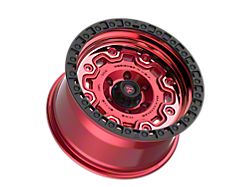 Fittipaldi Offroad FT100 Machined with Red Tint 6-Lug Wheel; 17x9; -12mm Offset (21-26 Bronco, Excluding Raptor)