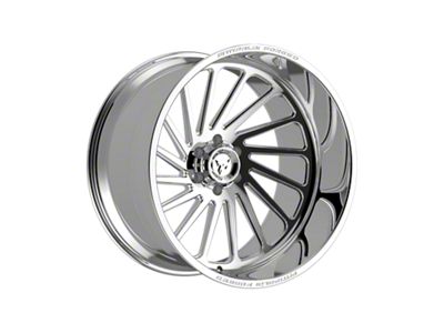 Fittipaldi Offroad FTF503 Polished 6-Lug Wheel; Left Directional; 24x14; -76mm Offset (22-25 Bronco Raptor)