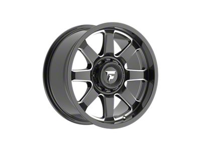 Fittipaldi Offroad FA16 Gloss Black Milled Wheel; 18x9; 12mm Offset (84-01 Jeep Cherokee XJ)