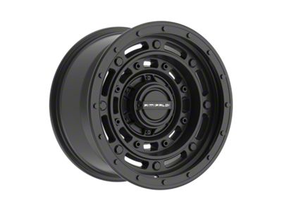 Fittipaldi Offroad FT107S Satin Black Wheel; 17x9; -12mm Offset (84-01 Jeep Cherokee XJ)