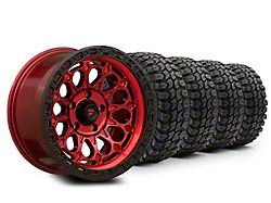 17x9 Fittipaldi Offroad FT101 & 35in Gladiator Mud-Terrain X-Comp M/T Tire Package (20-26 Jeep Gladiator JT)