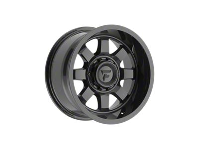 Fittipaldi Offroad FA16 Gloss Black Wheel; 17x9; -12mm Offset (20-25 Jeep Gladiator JT)