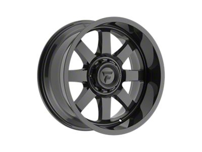 Fittipaldi Offroad FA16 Gloss Black Wheel; 20x10; -25mm Offset (20-25 Jeep Gladiator JT)