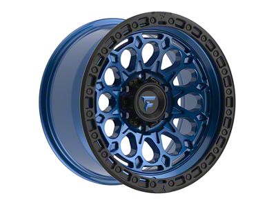 Fittipaldi Offroad FT101 Satin Blue Wheel; 17x9; -12mm Offset (20-25 Jeep Gladiator JT)