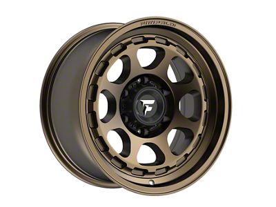 Fittipaldi Offroad FT103 Satin Bronze Wheel; 17x8.5; 0mm Offset (20-25 Jeep Gladiator JT)