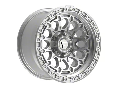 Fittipaldi Offroad FT101 Gloss Silver Machined Wheel; 17x9; -12mm Offset (05-10 Jeep Grand Cherokee WK, Excluding SRT8)