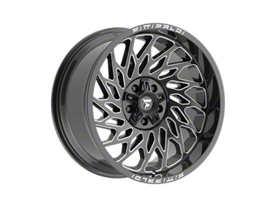 Fittipaldi Offroad FA20 Gloss Black Milled Wheel; 20x10; -19mm Offset (18-25 Jeep Wrangler JL)