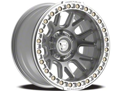 Fittipaldi Offroad FB151 Machined Silver Wheel; 17x9; -38mm Offset (18-25 Jeep Wrangler JL)