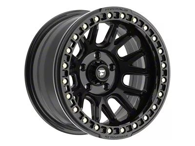 Fittipaldi Offroad FB151 Satin Black Wheel; 17x9; -38mm Offset (18-25 Jeep Wrangler JL)