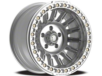 Fittipaldi Offroad FB152 Machined Silver Wheel; 17x9; -38mm Offset (18-25 Jeep Wrangler JL)