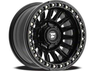Fittipaldi Offroad FB152 Satin Black Wheel; 17x9; -38mm Offset (18-25 Jeep Wrangler JL)
