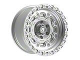 Fittipaldi Offroad FT100 Gloss Silver Machined Wheel; 17x9; -12mm Offset (18-26 Jeep Wrangler JL)