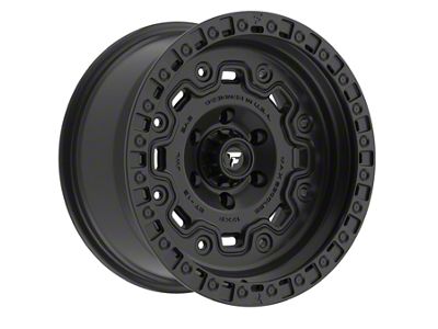 Fittipaldi Offroad FT100 Satin Black Wheel; 17x9; -12mm Offset (18-25 Jeep Wrangler JL)