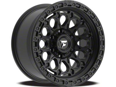 Fittipaldi Offroad FT101 Satin Black Wheel; 18x9; 0mm Offset (18-25 Jeep Wrangler JL)