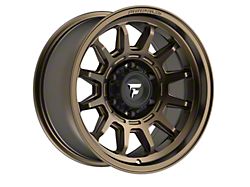 Fittipaldi Offroad FT102 Satin Bronze Wheel; 17x8.5; 0mm Offset (18-25 Jeep Wrangler JL)