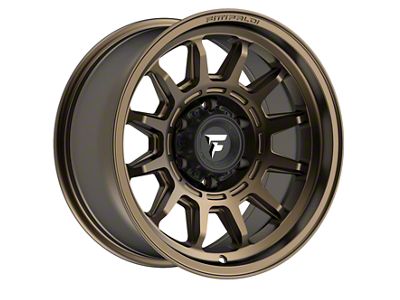 Fittipaldi Offroad FT102 Satin Bronze Wheel; 17x8.5; 0mm Offset (18-25 Jeep Wrangler JL)