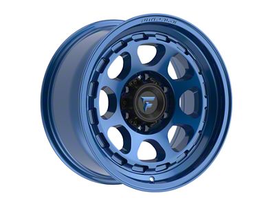 Fittipaldi Offroad FT103 Satin Blue Wheel; 17x8.5; 0mm Offset (18-25 Jeep Wrangler JL)