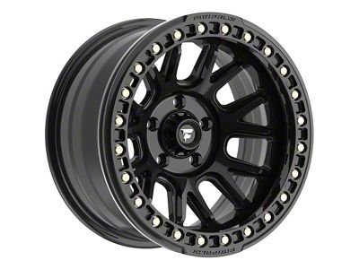 Fittipaldi Offroad FB151 Satin Black Wheel; 17x9; -38mm Offset (07-18 Jeep Wrangler JK)