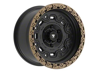 Fittipaldi Offroad FT100 Satin Black Wheel; 17x9; -12mm Offset (07-18 Jeep Wrangler JK)