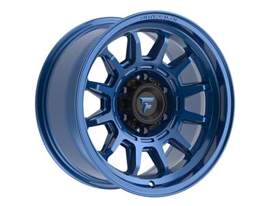 Fittipaldi Offroad FT102 Satin Blue Wheel; 17x8.5; 0mm Offset (07-18 Jeep Wrangler JK)