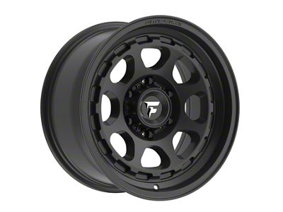 Fittipaldi Offroad FT103 Satin Black Wheel; 17x8.5; 0mm Offset (07-18 Jeep Wrangler JK)