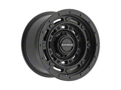 Fittipaldi Offroad FT107S Satin Black Wheel; 17x9; -12mm Offset (97-06 Jeep Wrangler TJ)
