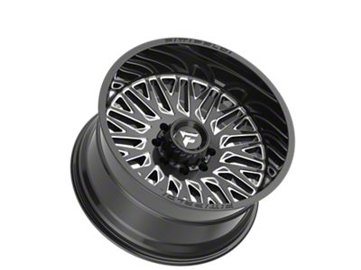Fittipaldi Offroad FA07 Gloss Black Milled 6-Lug Wheel; 26x12; -44mm Offset (16-23 Tacoma)