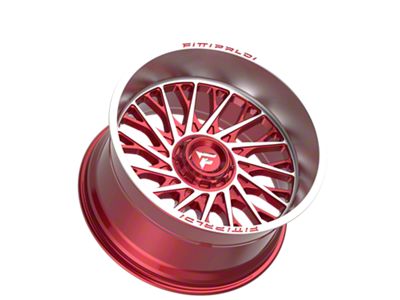 Fittipaldi Offroad FA08 Gloss Red Machined 6-Lug Wheel; 22x12; -44mm Offset (22-25 Tundra)