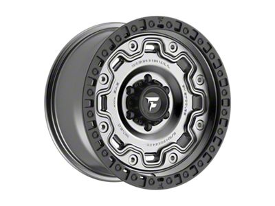 Fittipaldi Offroad FT100 Satin Anthracite with Satin Black Lip 6-Lug Wheel; 18x9; 18mm Offset (24-25 Tacoma)