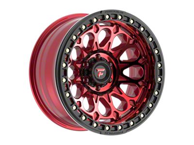 Fittipaldi Offroad FB153 Gloss Red Machined with Red Tint and Gloss Black Ring 6-Lug Wheel; 20x10; -38mm Offset (22-25 Tundra)
