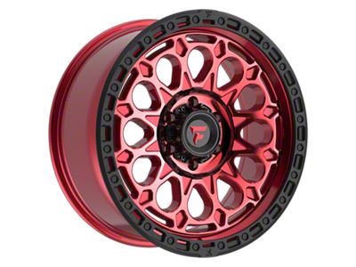 Fittipaldi Offroad FT101 Gloss Red with Machined Face, Red Tint and Satin Black Lip 6-Lug Wheel; 20x9; 18mm Offset (22-25 Tundra)