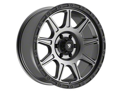 Fittipaldi Offroad FT104 Satin Anthracite with Satin Black Lip 6-Lug Wheel; 20x9; 18mm Offset (22-25 Tundra)