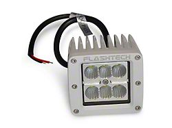 Flashtech 6-LED Cube Fog Light; White Housing (Universal; Some Adaptation May Be Required)