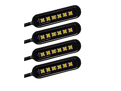 Flashtech Magnetic Mini6 White Rock Light Kit; 4-Piece (Universal; Some Adaptation May Be Required)