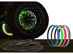 Flashtech Double Row V.3 Fusion Color Change RGB LED Wheel Light Kit; 15-Inch (Universal; Some Adaptation May Be Required)