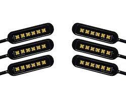 Flashtech Magnetic Mini6 White Rock Light Kit; 6-Piece (Universal; Some Adaptation May Be Required)