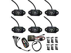 Flashtech X RGBW Rock Light Kit; 6-Piece (Universal; Some Adaptation May Be Required)