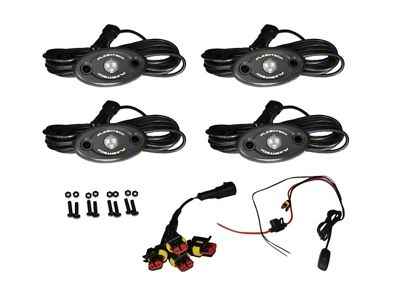 Flashtech XR White Rock Light Kit; 4-Piece (Universal; Some Adaptation May Be Required)